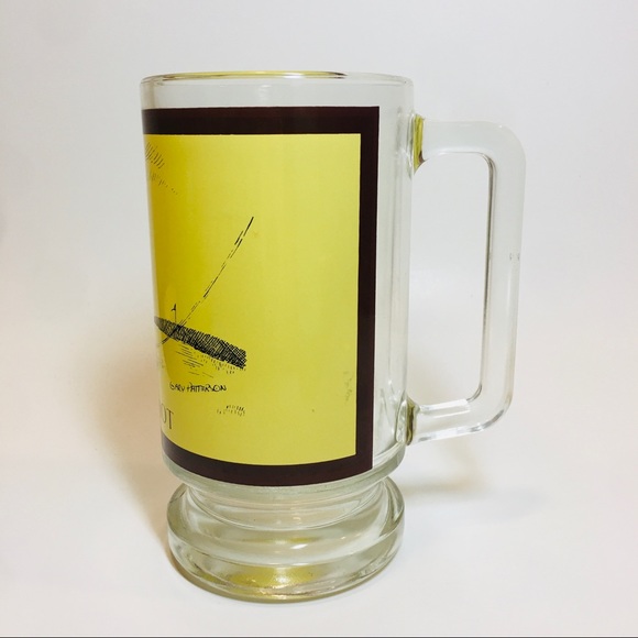 Vintage Gary Patterson Glass Mug Stein - Picture 2 of 4